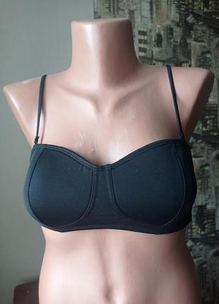 Верх від купальника, бюстгальтер балконет, колір чорний, розмір м