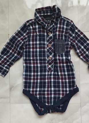 Рубашка-боди 6-9 мес