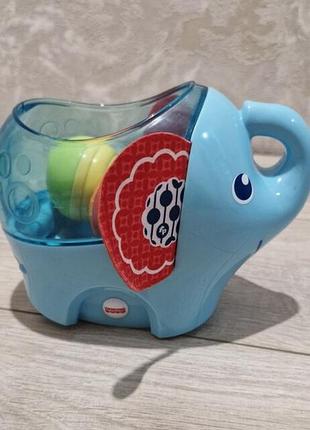Слоник-неваляшка с шариками fisher-price в идеале