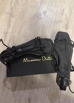 Босоніжки massimo dutti шкіра