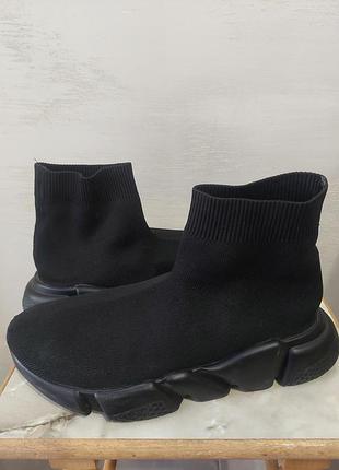 Кросівки balenciaga speed socks trainer black