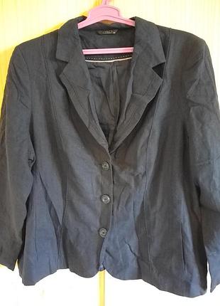 Піджак льон+віскоза батал