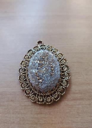 Брошь кулон винтаж