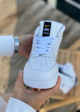 Nike air force high white (мех)	bd кроссовки найк наложенный платёж купить6 фото