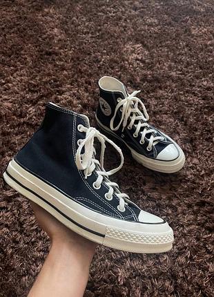 Converse chuck 70 37,5 24см черные высокие конверс чак 70