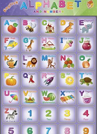 Магнитный набор кликмаркет 1168ats азбука английская букв"alphabet"