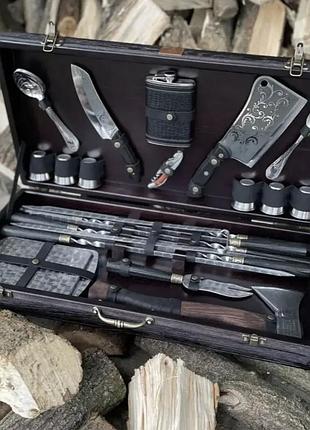 Шампура на подарок носорог туристический набор шампуров