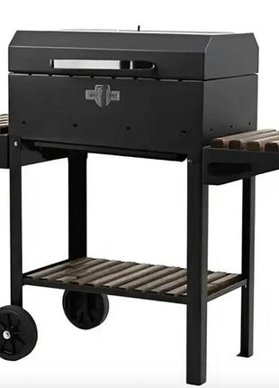 Мангал-барбекю ds-2 на 8 шампуров с полками, мангалы, грили и барбекю, мангал со столиком