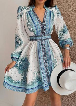 Платье в стиле zimmerman