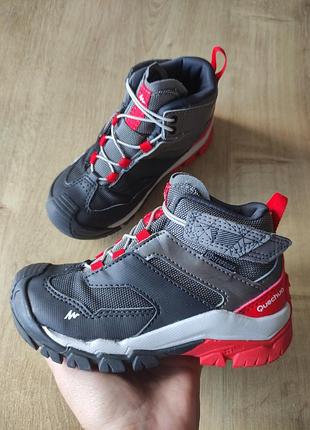 Подростковые водонепроницаемые  ботинки  quechua от  decathlon, франция, р. 28