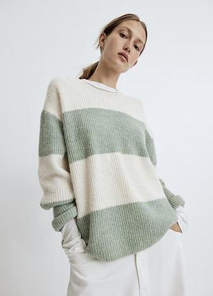 Светр oversize жіночий h&m новий з додатком вовни