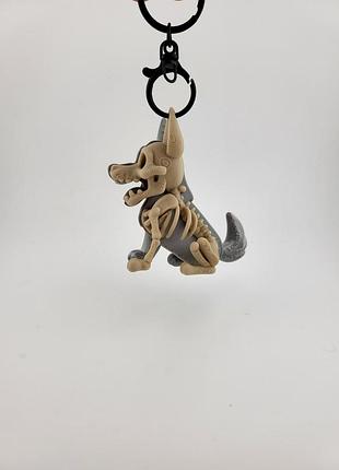 3d моделька скелетик вовка