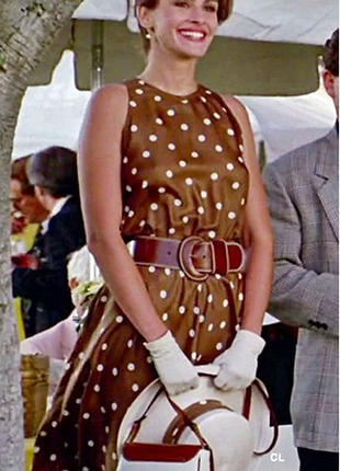 Очень красивое,женственное платье в горошек