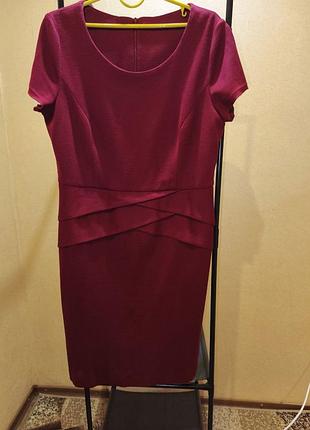 Продам трикотажное теплое платье 54_56 размера