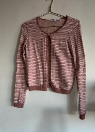 Кардиган рожевий на ґудзиках mademoiselle r