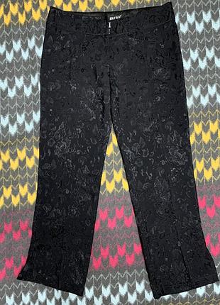 Штани чорні вкорочені