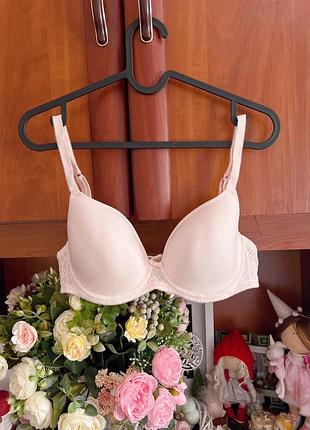Пудрово рожевий бюстгальтер 80в