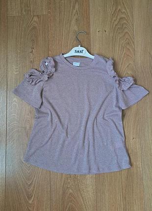 Нарядная блузка кофта футболка для девочки