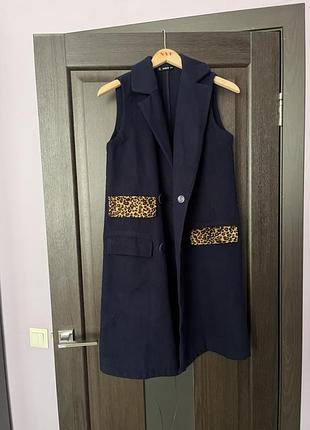 Пальто безрукавка shein