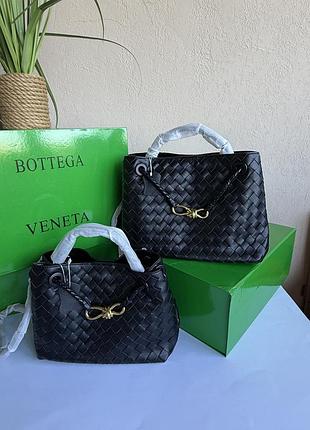 Сумка плетенная черная