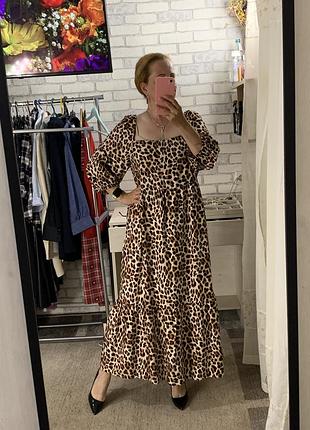 Сукня леопардова