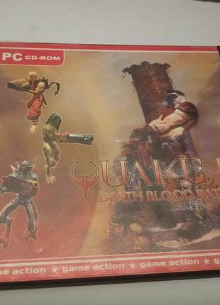 2 cd pc game quake: death blood battle's, quake 3: fire &amp; ice