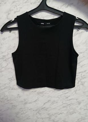 Топ-майка черный