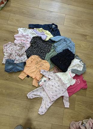 Пакет речей на дівчинку 3-6 міс