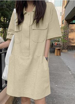 Платье льон сукня лен