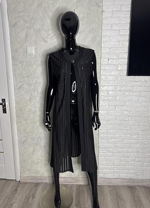 Довгий напівпрозорий кардиган bim orme, xxl