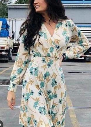 Красивое летнее осеннее платье h&m р. s/m