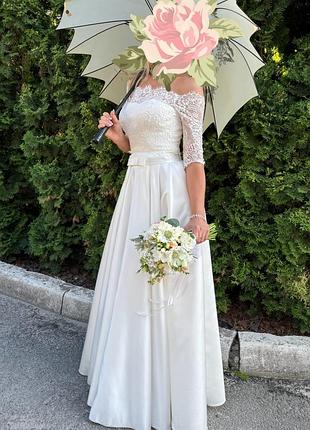 Весільна сукня айворі