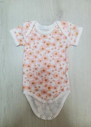 Красивый трикотажный коттоновый боди на девочку