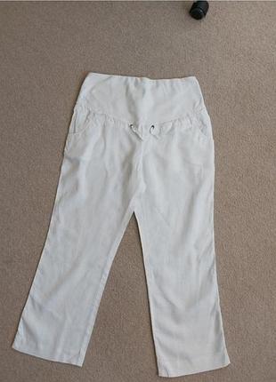 Женские льняные брюки для беременных