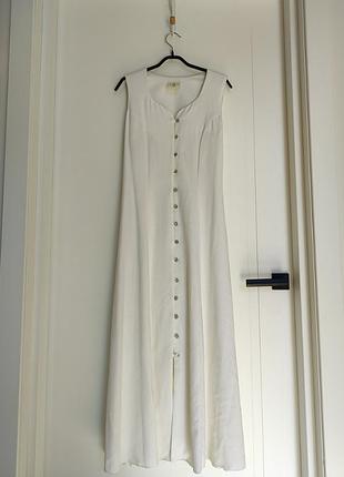 Платье - халат etam белое