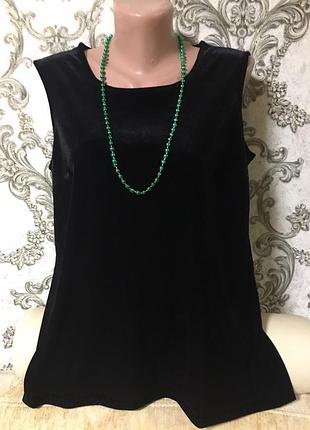 Велюр. шикарная майка