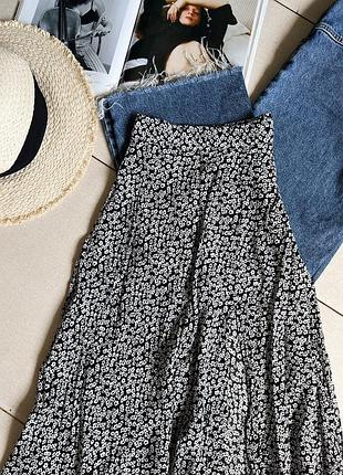 Спідниця  в квітковий принт