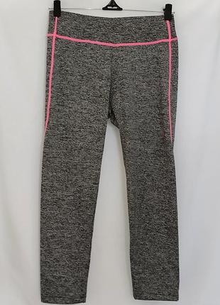 Лосины спортивные бриджи серые rosa junio