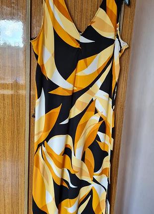 Новий трикотажний довгий сарафан - сукня, 96% віскоза 4% еластан