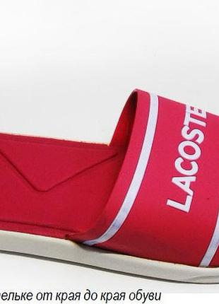 Шлепанцы брендові шлепки lacoste