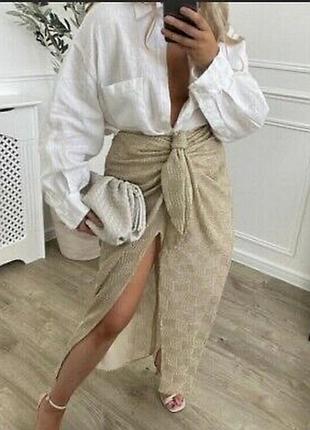 Спідниця юбка міді zara жіноча с
