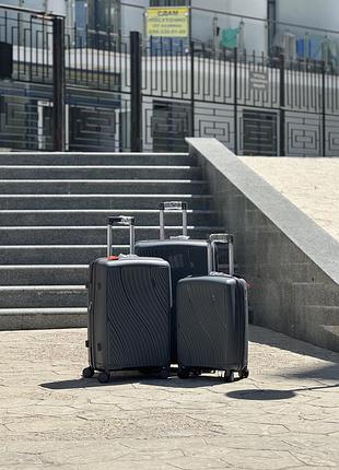 Расширение полипропилен marsel большой чемодан дорожный l  4 колеса 110 литров