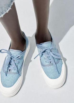 Мокасины zara размер 38
стильные и удобные мокасины из коттона в джинсовом стиле, светло-голубого