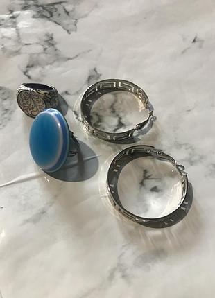 Колечко ( лот сережки та два колечка )