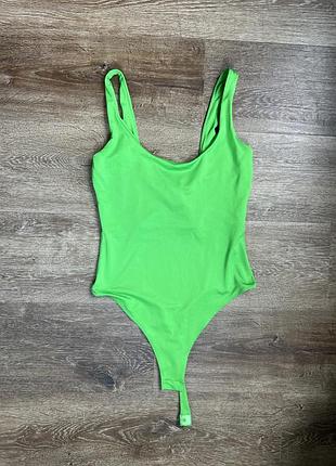 Боди зелений