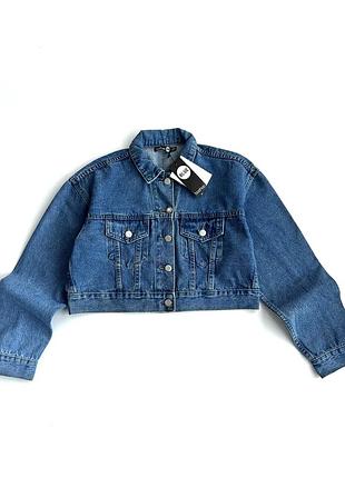 Куртка джинсова укорочена boohoo