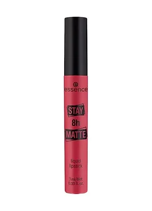 💄рідка матова помада для губ essence stay 8h matte liquid lipstick, 08 i dare you, 3 мл