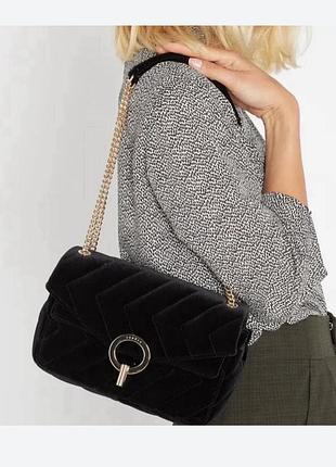 Сумка sandro paris • 100% оригінал • матеріал - поліестер - еластан • розмір - 23см х 18см х 7см • етикетки нема, пильник є • є дефект!