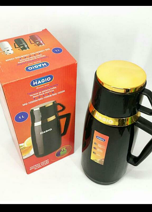 Термос 1л зі скляною колбою