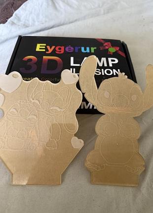 3d лампа-нічник зі stich